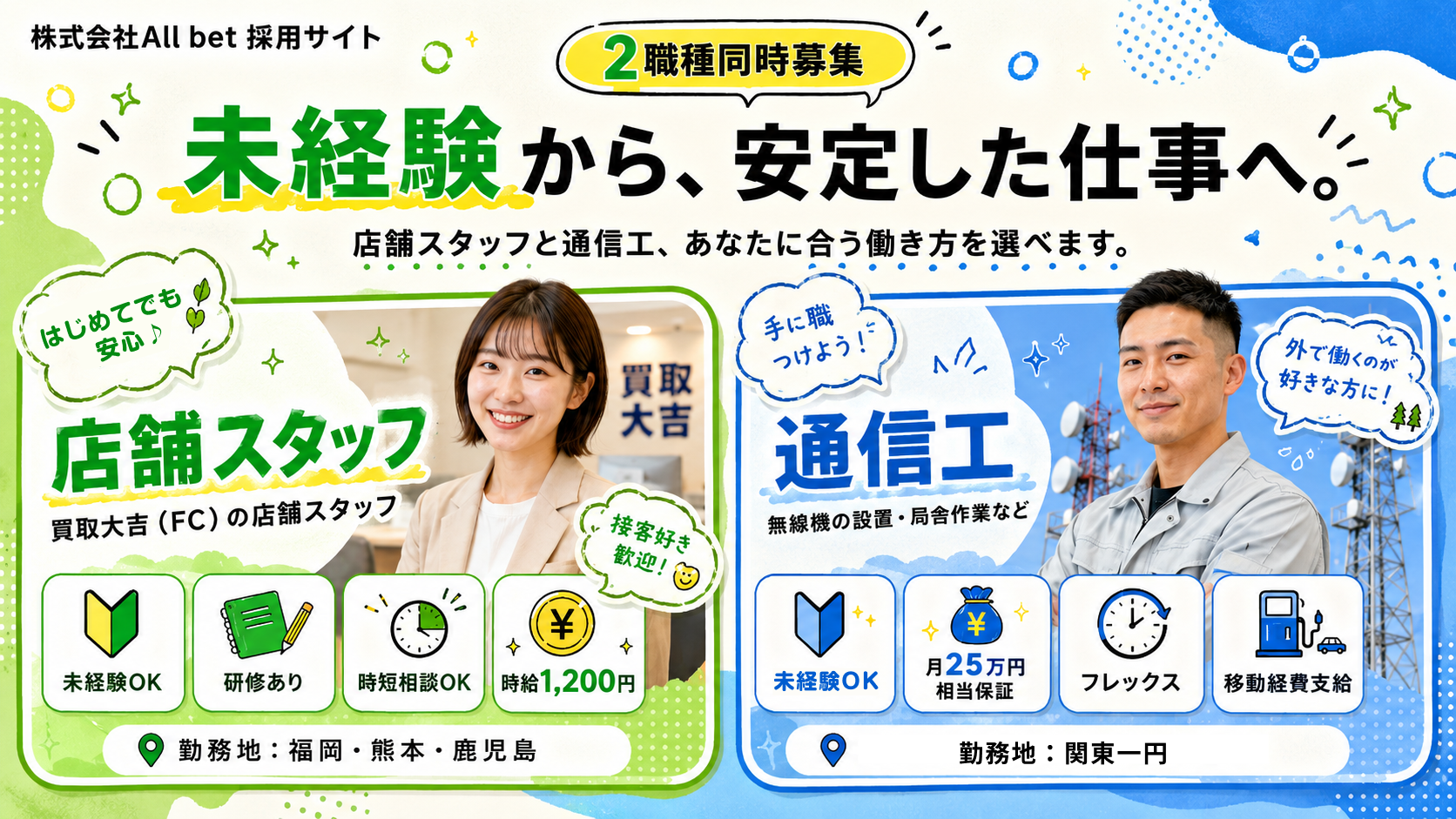 株式会社 All bet 採用特設サイト